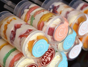 彩虹推推乐蛋糕的做法