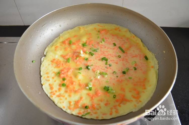 胡萝卜鸡蛋饼