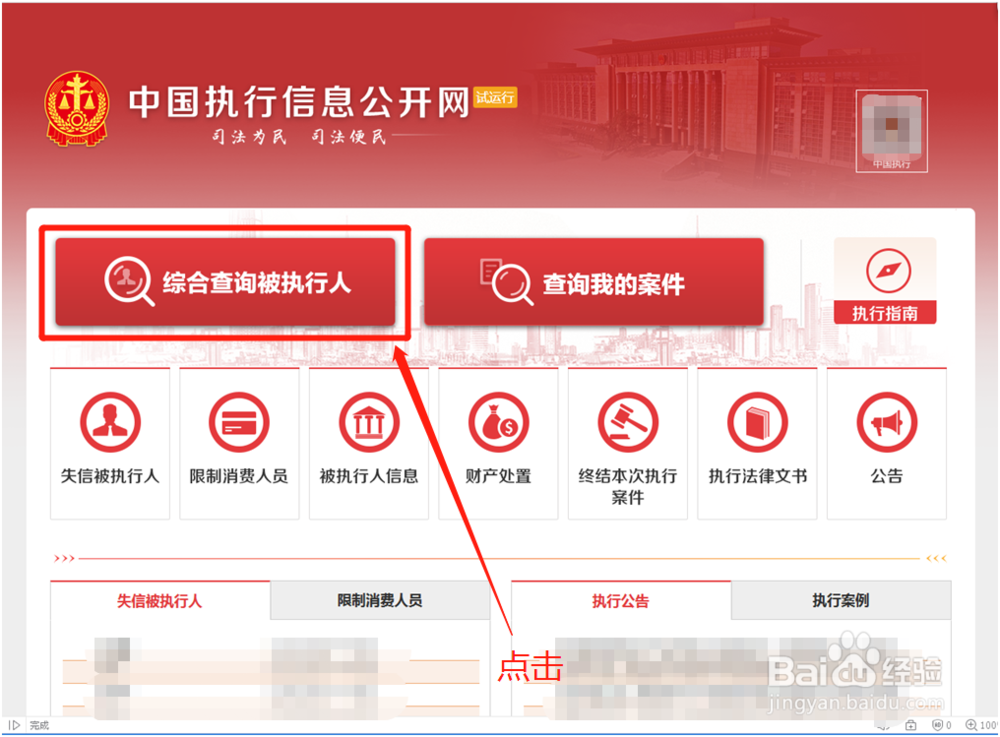 如何查询被执行人信息
