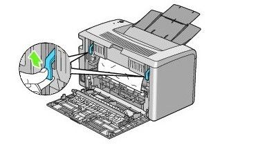 富士施乐p205b卡纸后怎么清除