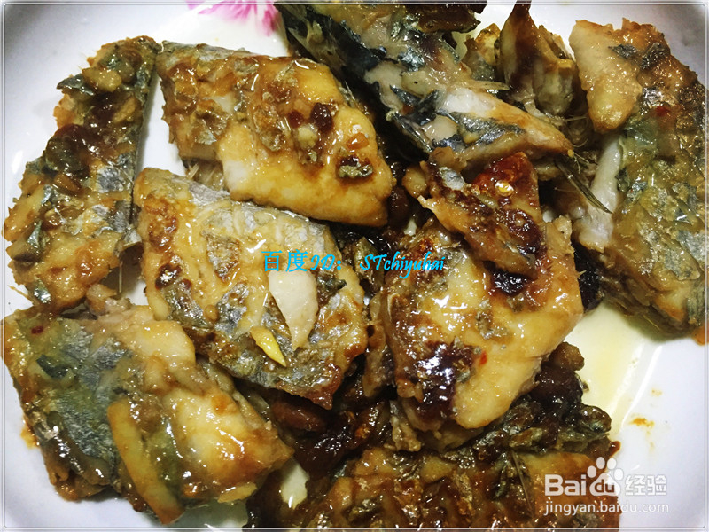 家常菜系豆酱带鱼