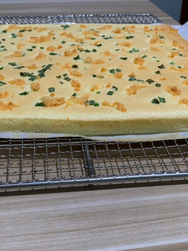 葱香肉松蛋糕卷