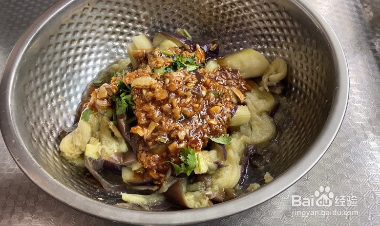 凉拌茄子的做法