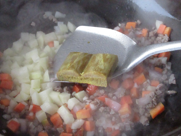 咖喱土豆牛肉拌饭