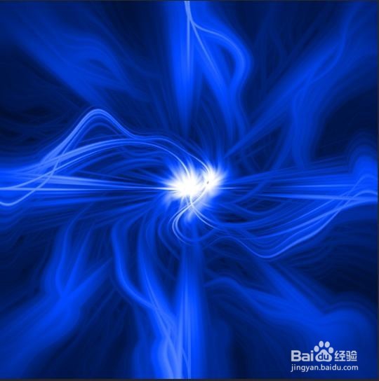 ps制作扭曲的蓝丝带效果