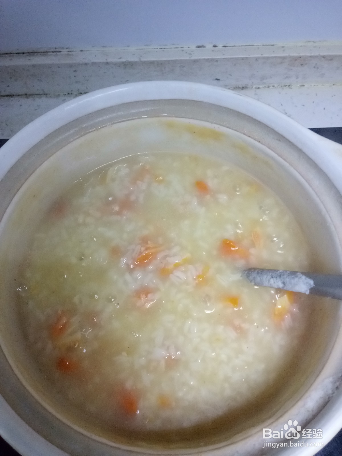 鸡柳生菜咸粥