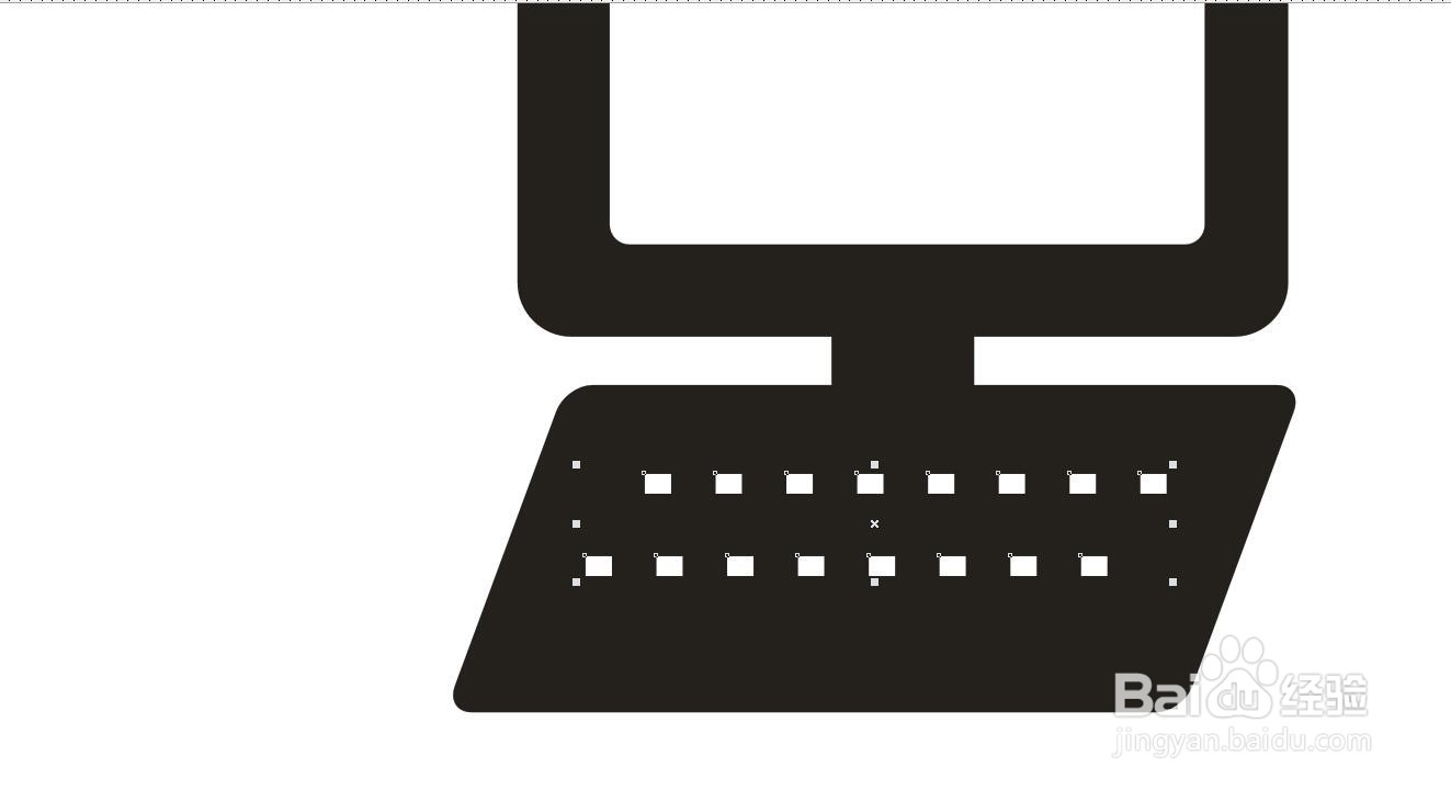 CorelDRAW怎么绘制电脑小图标？