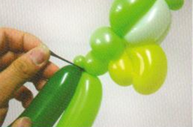 魔法气球造型系列之气球鹧鸪鸟