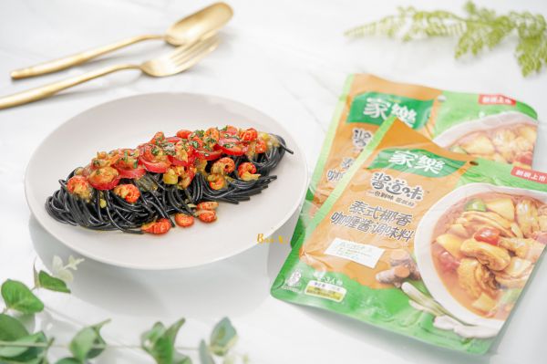 泰式咖喱小龙虾仁盖面