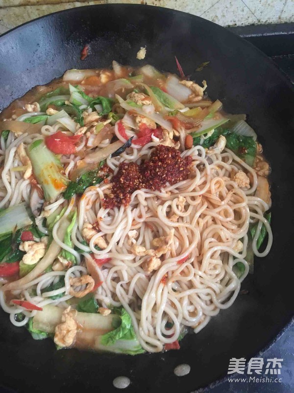 家常素炒面的做法