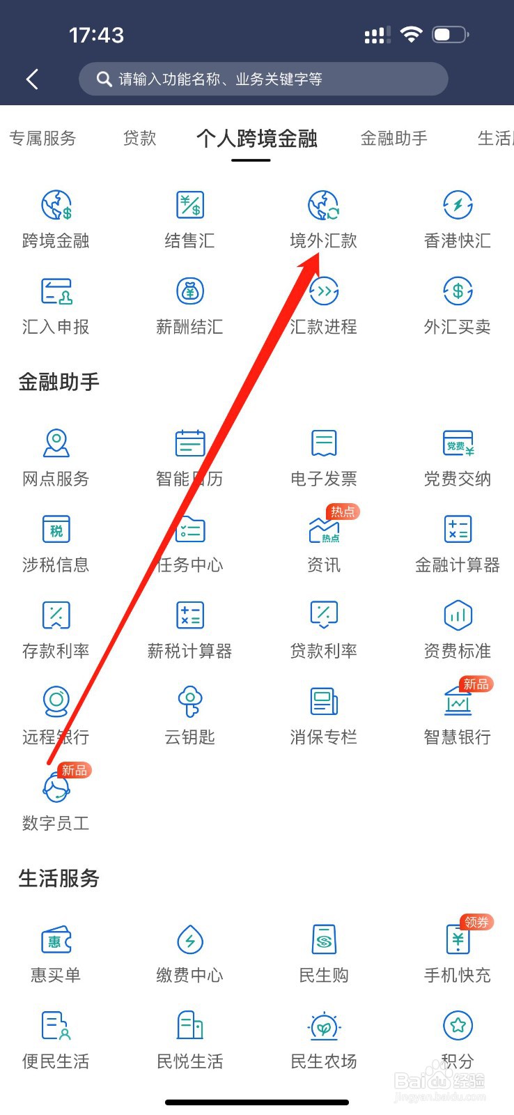 民生银行如何查看境外汇款
