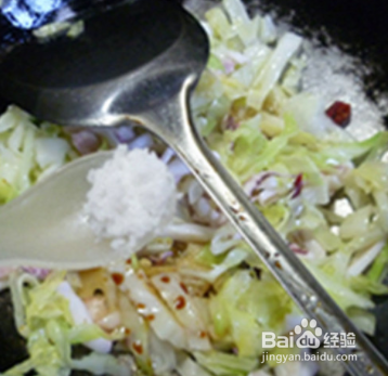 包心菜炒鱿鱼
