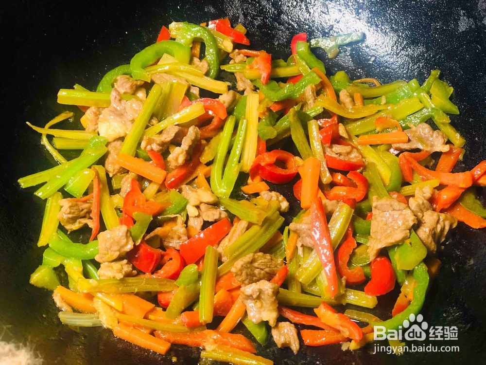 时蔬炒牛肉怎么做