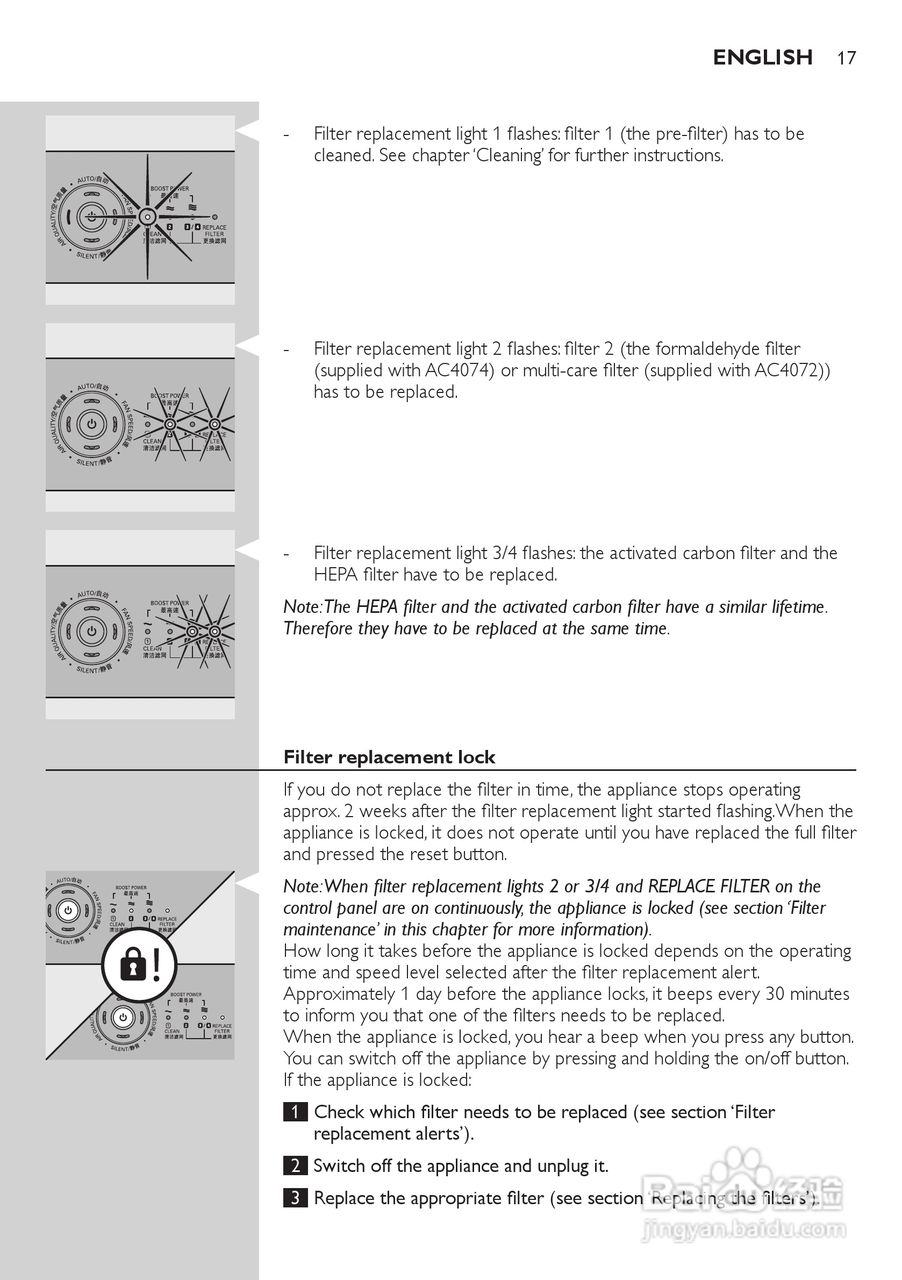 PHILIPS AC4072空气净化器说明书:[2]