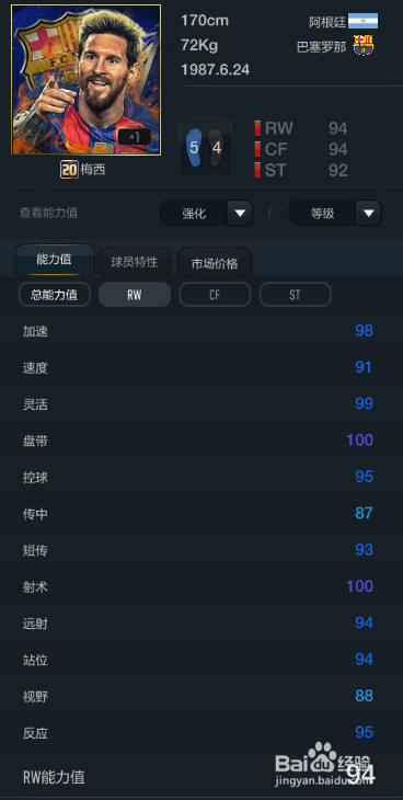 FIFA OL3灵活度最佳球员推荐(右边锋篇)
