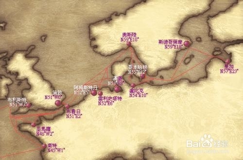 大航海时代4威力加强版所有城市名称和方位