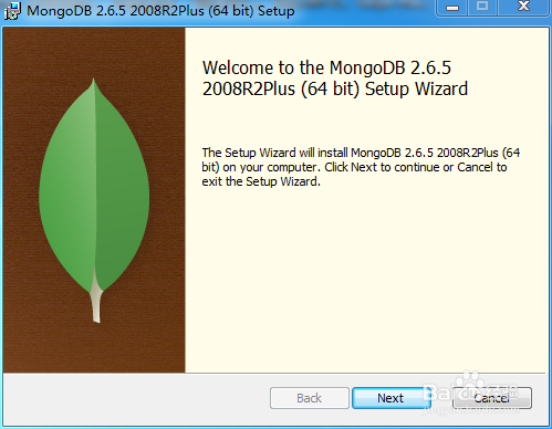MongoDB Windows 下安装部署