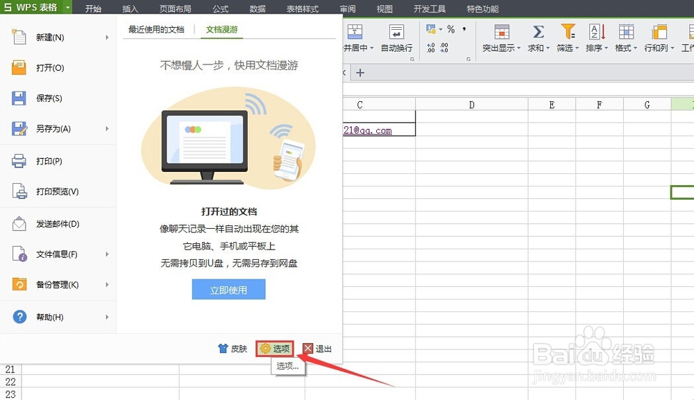 WPS Office 表格去除网站 邮箱超链接