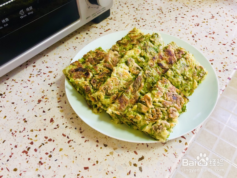 做出入味的芹菜叶子鸡蛋饼