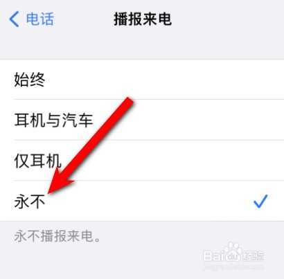 苹果手机怎么关闭来电语音报名字