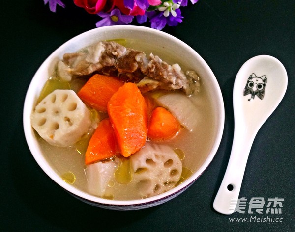 棒骨胡萝卜莲骨汤