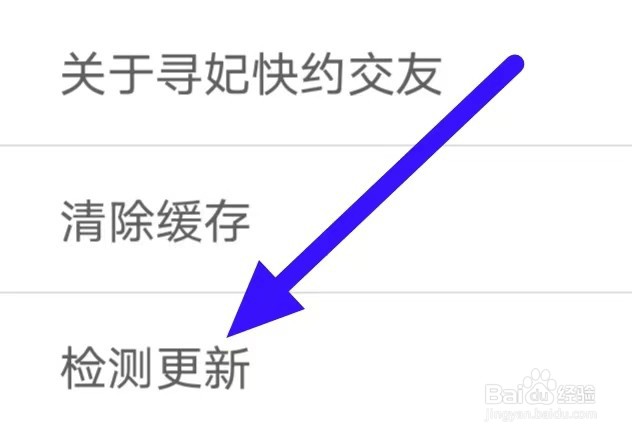 寻妃快约交友如何进行检测更新
