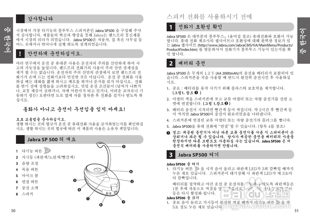 Jabra SP500蓝牙耳机使用手冊:[3]