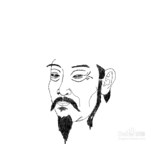 素描诗人白居易是怎么画的