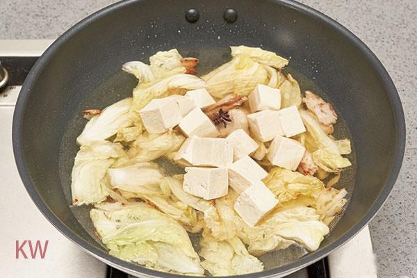 火麻油白菜炖豆腐