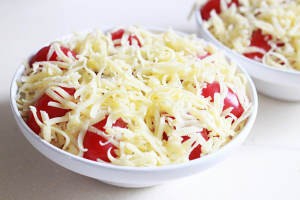 鸡排番茄蛋焗饭