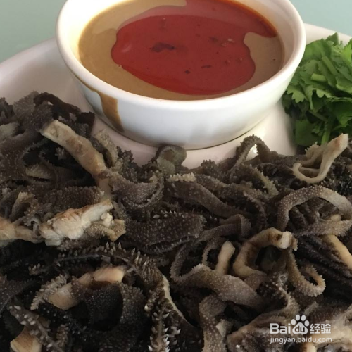 水爆肚的麻酱料的调法