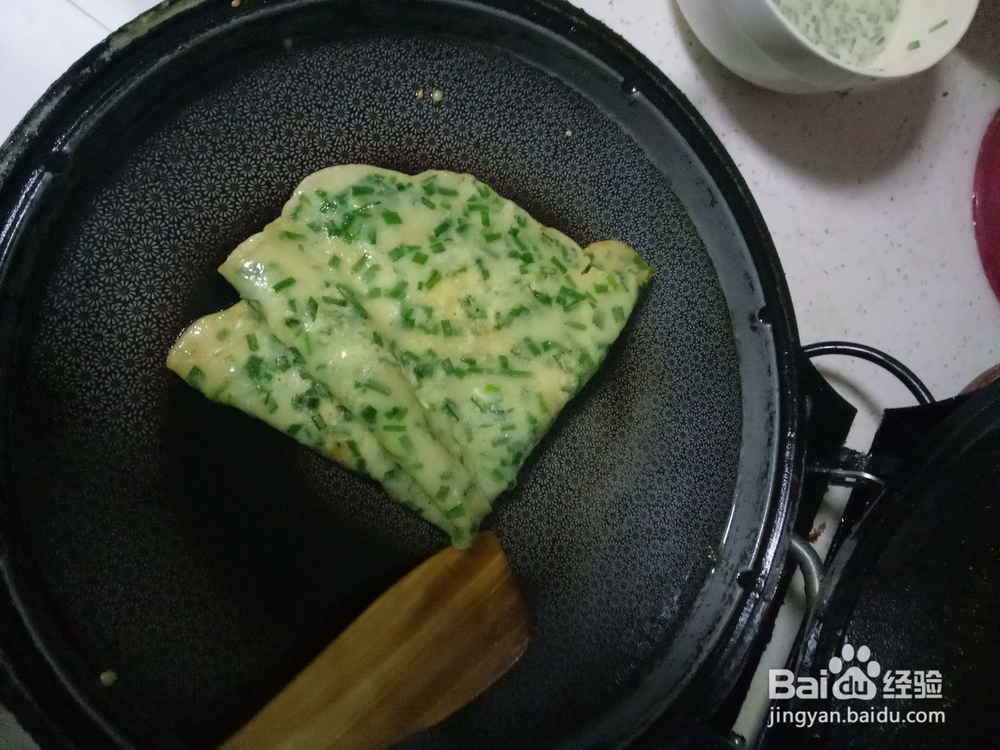 家常韭菜煎饼