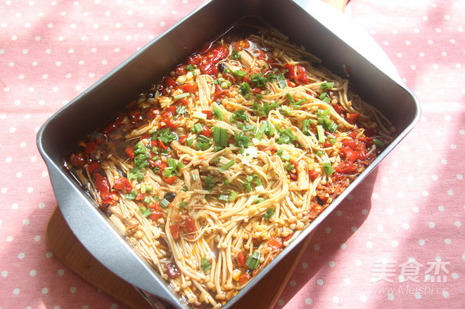 剁椒金针菇的做法