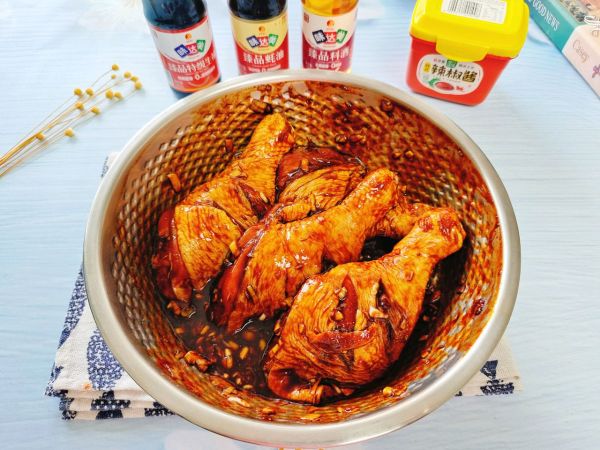 香辣孜然烤鸡腿