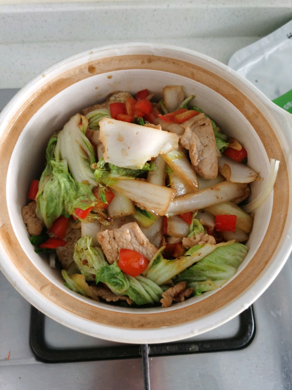 砂锅白菜豆腐煲