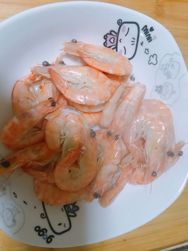 柠檬虾拌魔芋结