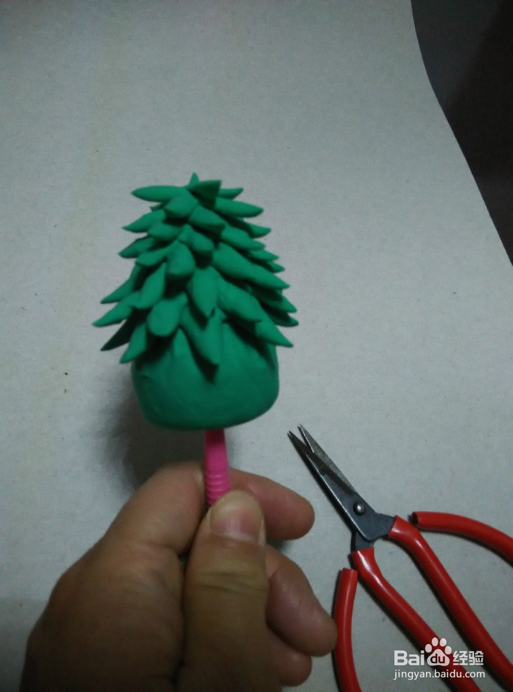 萌萌的圣诞树制作方法