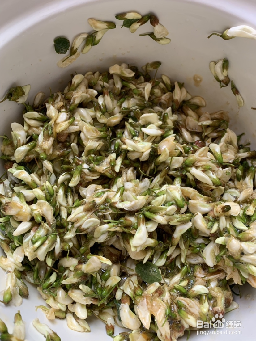 心心念念的鸡蛋炒槐花