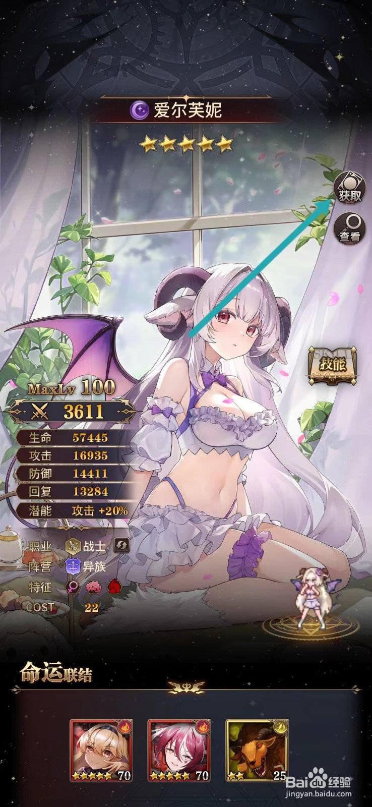 血族如何查看爱尔芙妮的【获取】