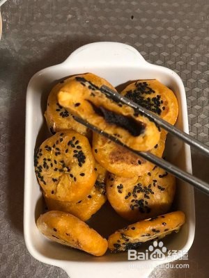 食补佳品南瓜豆沙小饼的做法