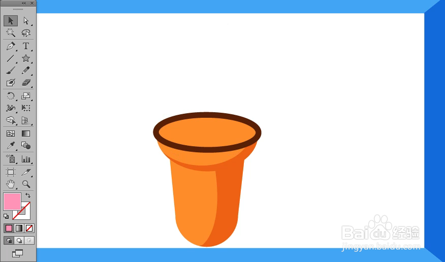 怎样在illustrator中绘制甜筒小图标