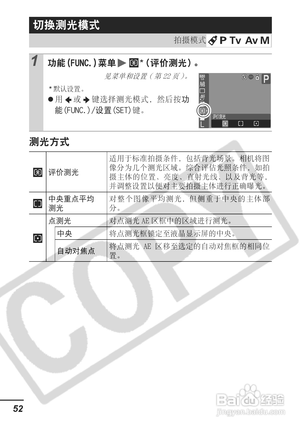 佳能PowerShot A610数码相机使用说明书:[6]