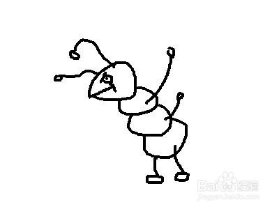简笔画系列-怎样画蚂蚁