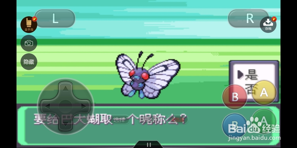 口袋妖怪漆黑的魅影巴大蝴如何得