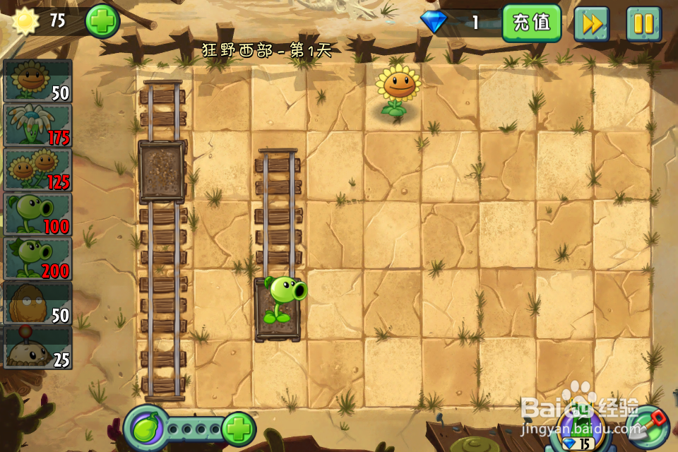 植物大战僵尸2：第1天（狂野西部）