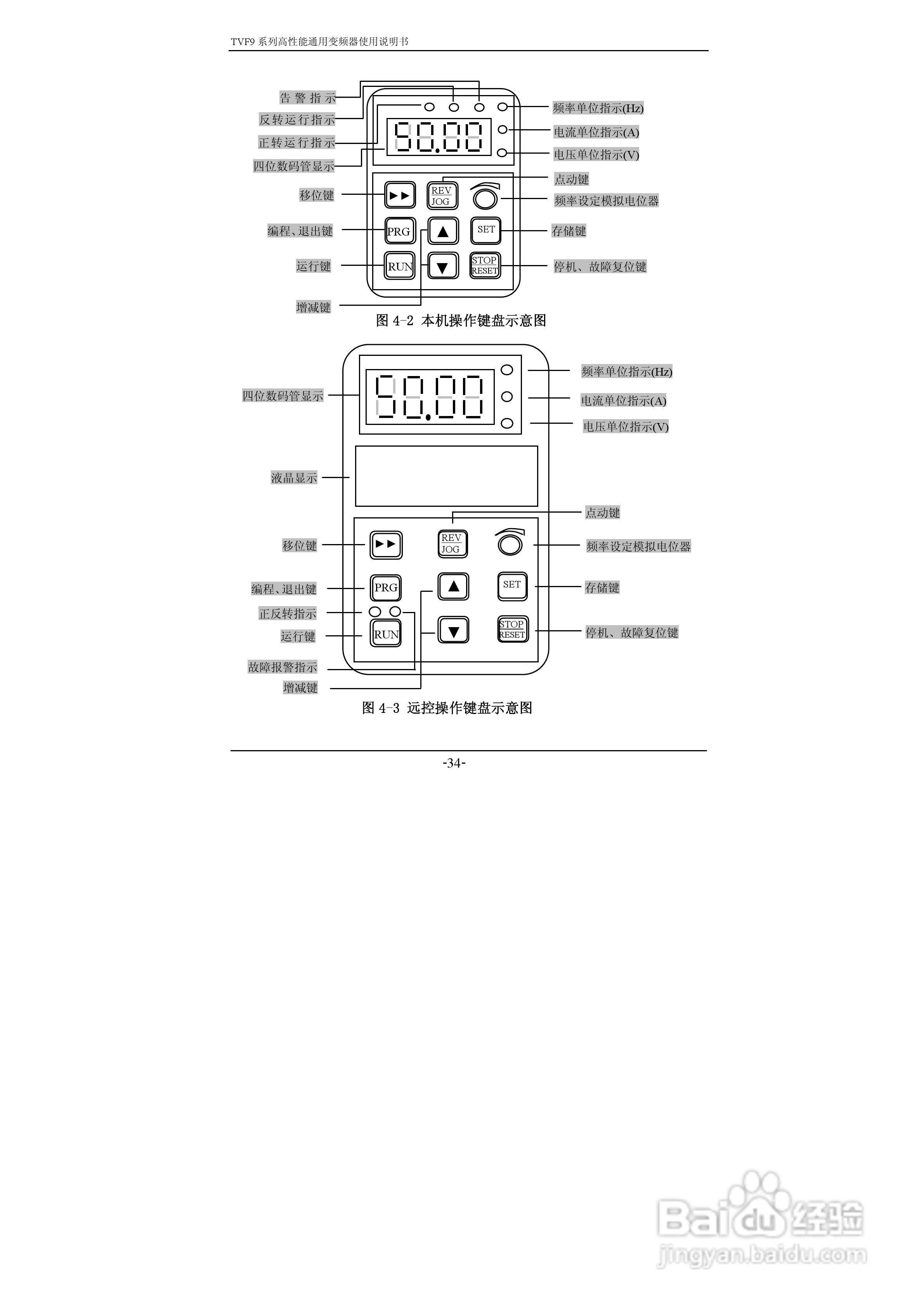 天正TFV9-42800变频器使用说明书:[4]