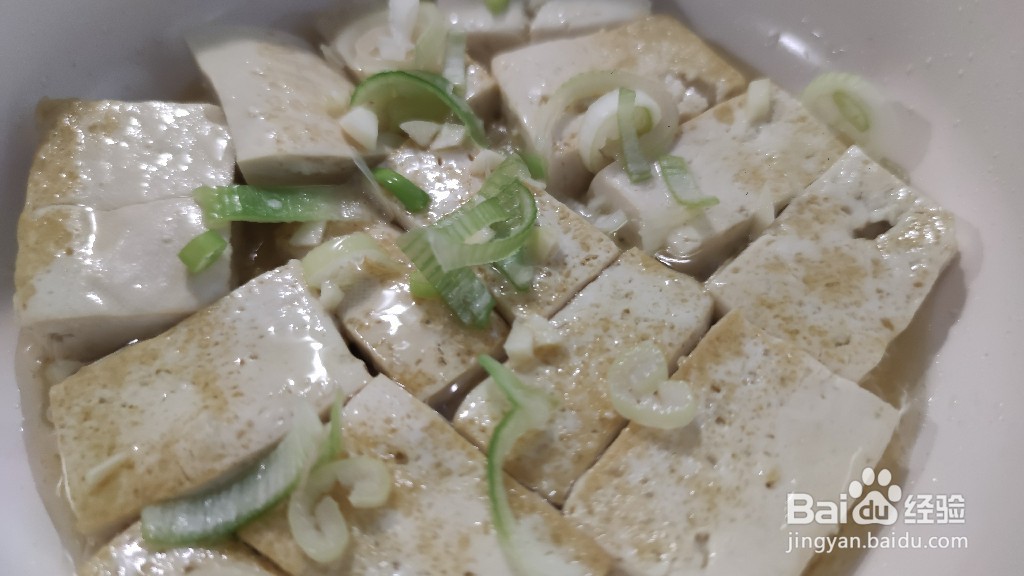 生煎豆腐油麦菜