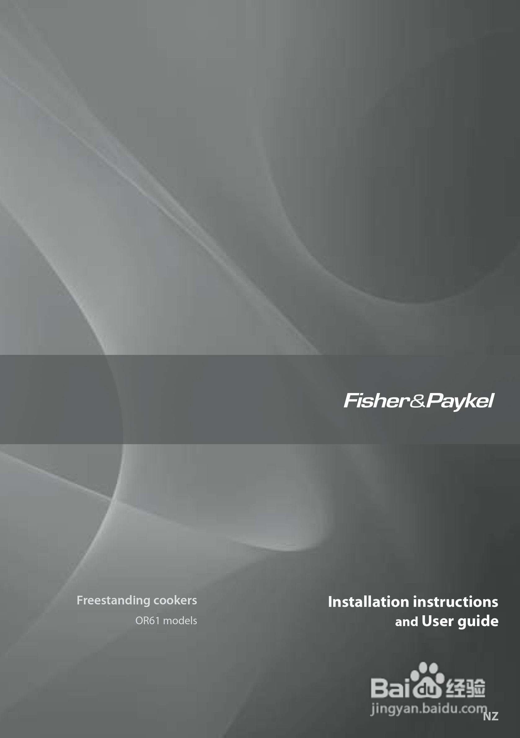 斐雪派克OR61S4CEWW2多功能电炉说明书:[1]