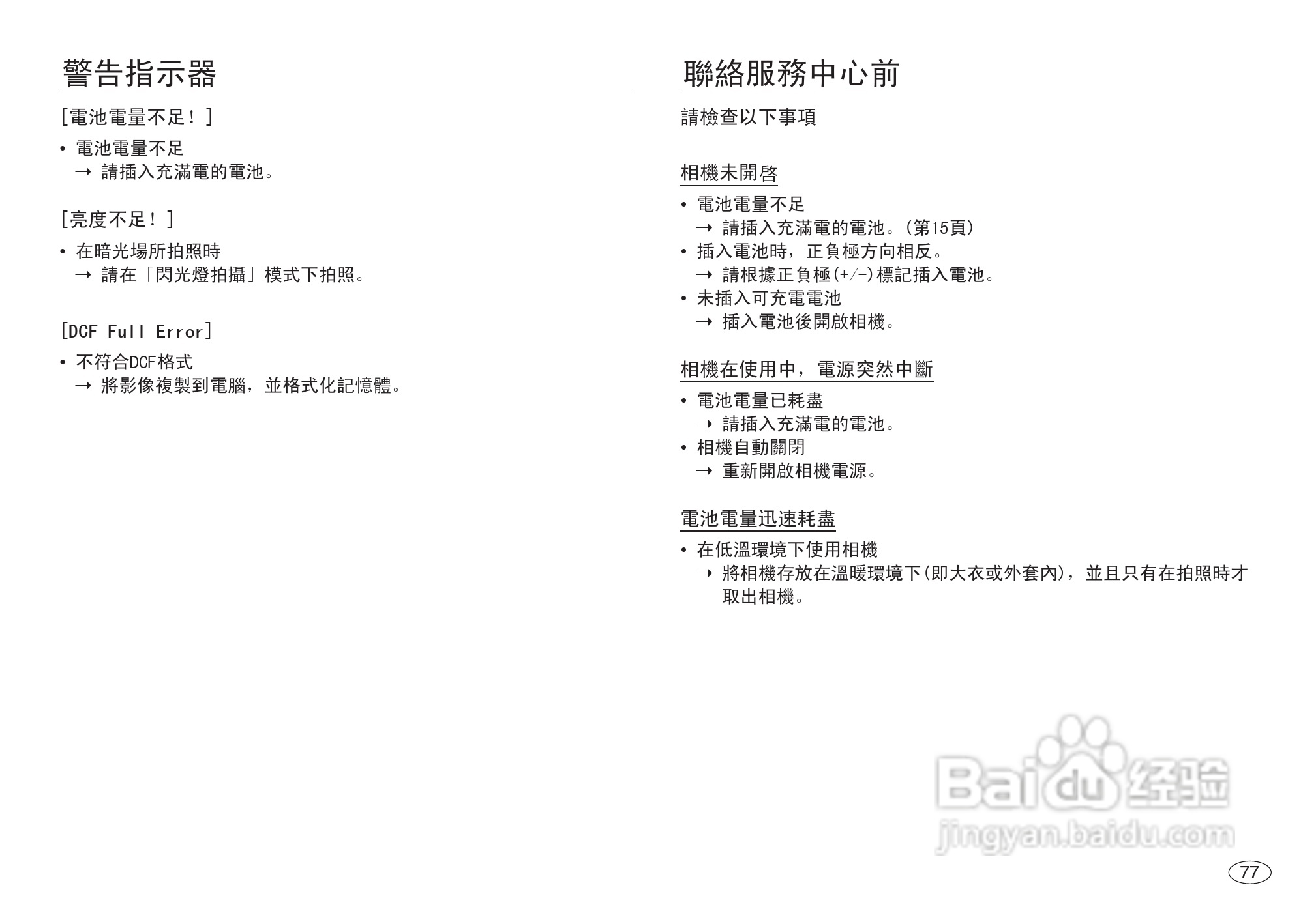三星NV40数码相机使用说明书:[8]
