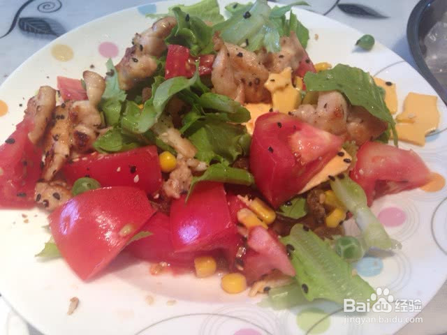 夏日鸡胸肉沙拉的做法